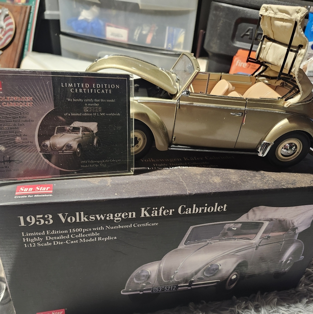 1953 Volkswagen Käfer Cabriolet Limited Edition 1500 pcs with Numbered Certifica